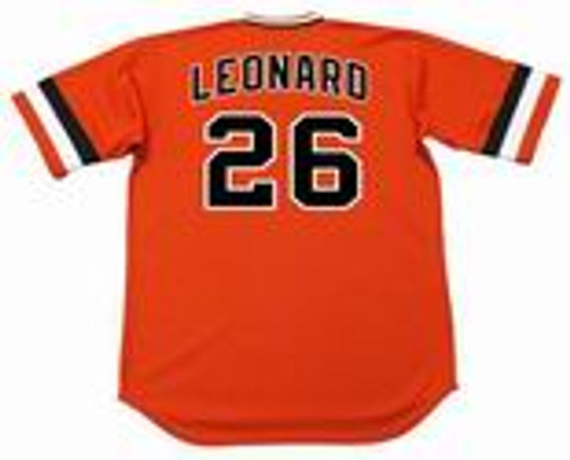 JL SFG 1982 Cooperstown Alternate Stitched Jersey, Vintage Baseball Jersey, Retro Sewn Jersey