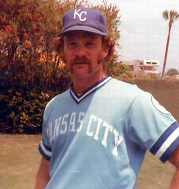 DL KCR 1980 Away Throwback Baseball Stitched Jersey, Vintage Baseball Jersey, Retro Sewn Jersey