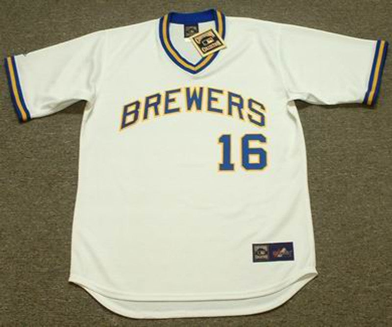 SL MB Milwaukee 1975 Cooperstown Throwback Home Stitched Jersey, Vintage Baseball Jersey, Retro Sewn Jersey
