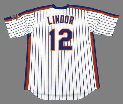 Francisco Lindor New York Mets 1986 Baseball jersey retro stitched fan gear RTJ00960