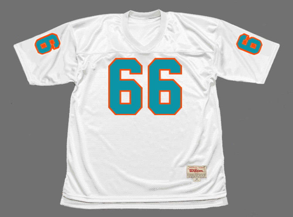 Miami Dolphins Larry Little 1972 Throwback Football Jersey product image