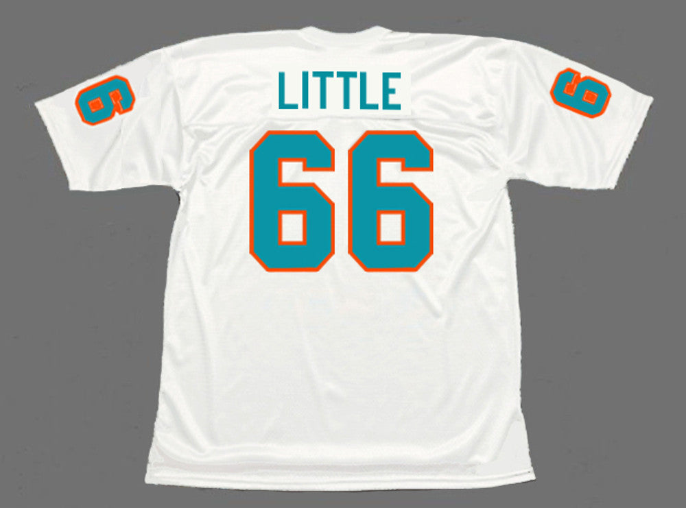 Miami Dolphins Larry Little 1972 Throwback Football Jersey product image