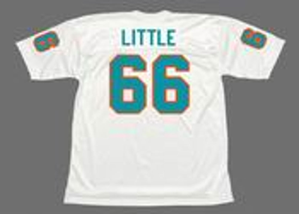Miami Dolphins Larry Little 1972 Throwback Football Jersey product image
