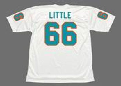 Miami Dolphins Larry Little 1972 Throwback Football Jersey product image