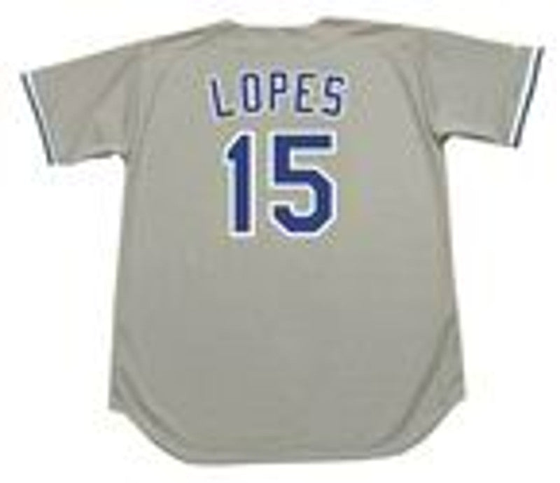 DL LAD 1981 Away Baseball Throwback Stitched Jersey, Vintage Baseball Jersey, Retro Sewn Jersey