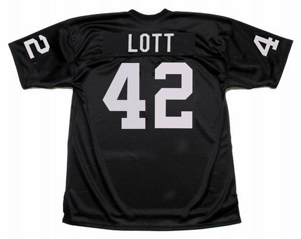 Los Angeles Raiders Ronnie Lott 1991 Home Throwback Football Jersey product image
