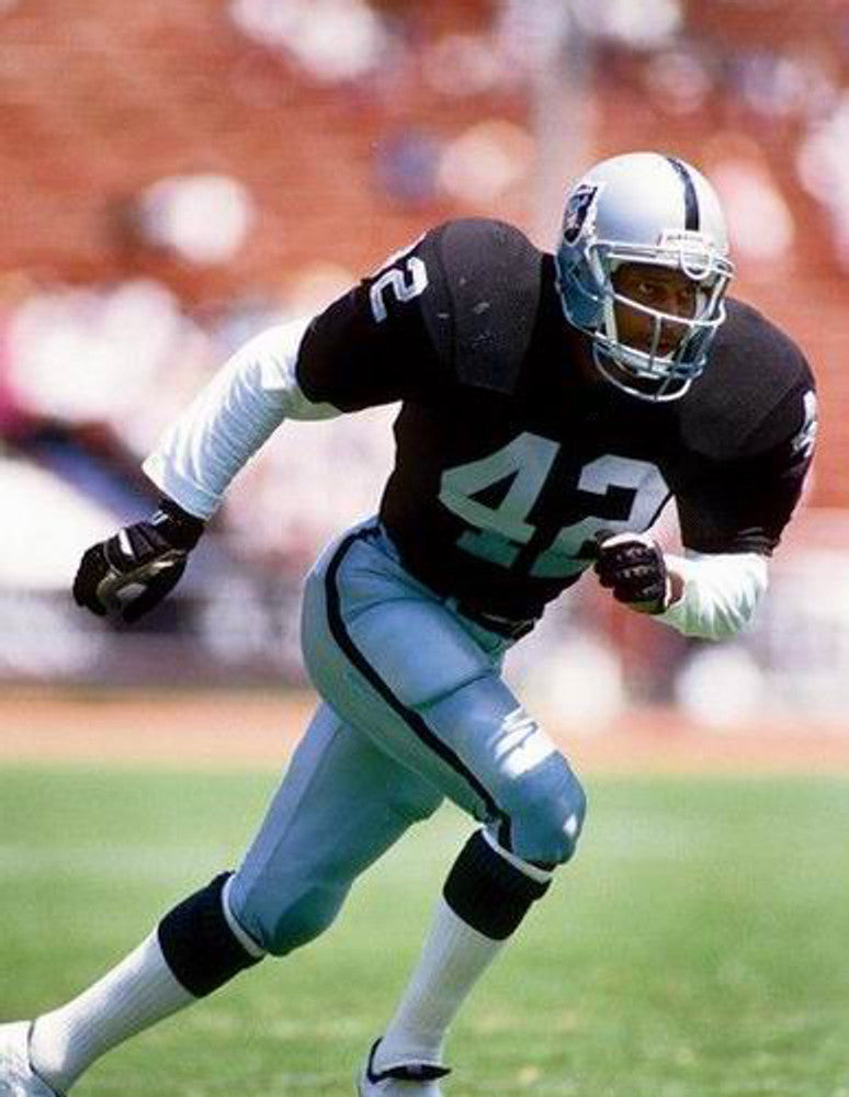 Los Angeles Raiders Ronnie Lott 1991 Home Throwback Football Jersey product image