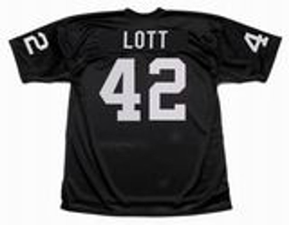 Los Angeles Raiders Ronnie Lott 1991 Home Throwback Football Jersey product image
