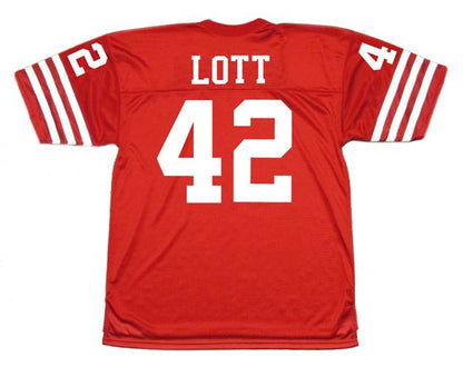 San Francisco 49ers Ronnie Lott 1988 Home Throwback Football Jersey product image