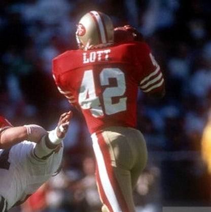 San Francisco 49ers Ronnie Lott 1988 Home Throwback Football Jersey product image