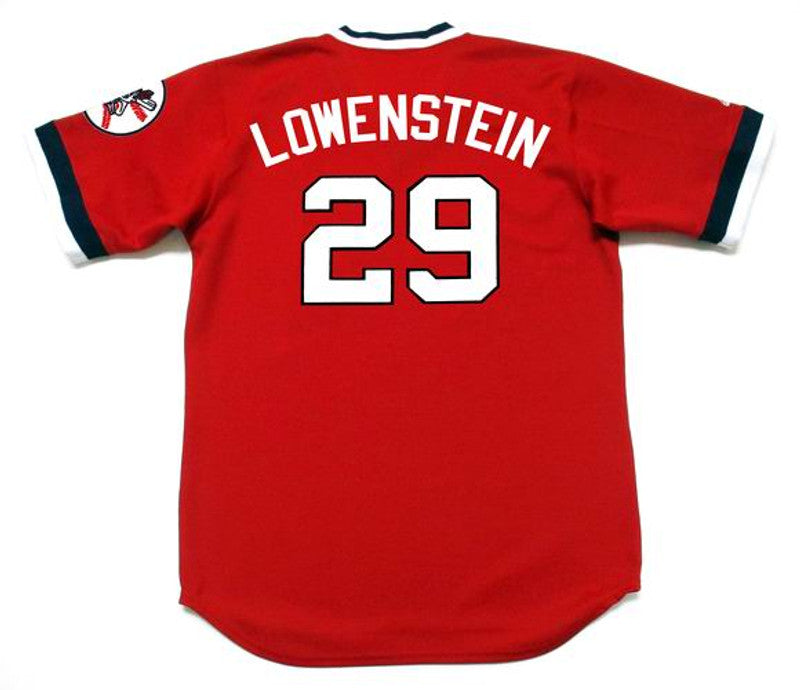 John Lowenstein Cleveland Indians 1975 Baseball jersey retro stitched fan gear RTJ00417