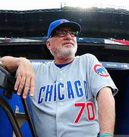Joe Maddon Chicago Cubs 2016 Baseball jersey retro stitched fan gear RTJ00482