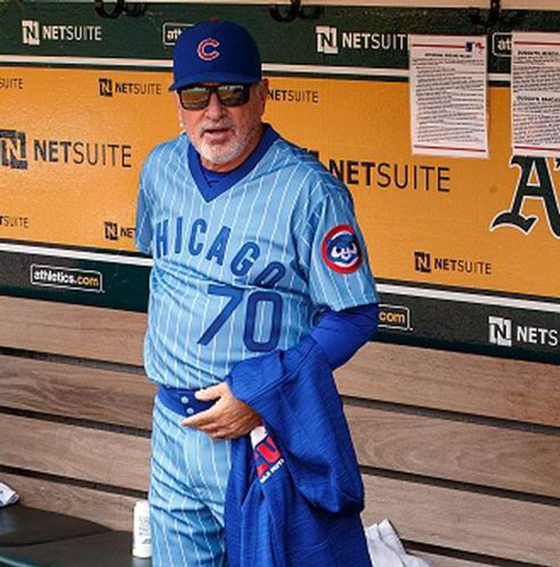 Joe Maddon Chicago Cubs 1980s Baseball jersey retro stitched fan gear RTJ00484