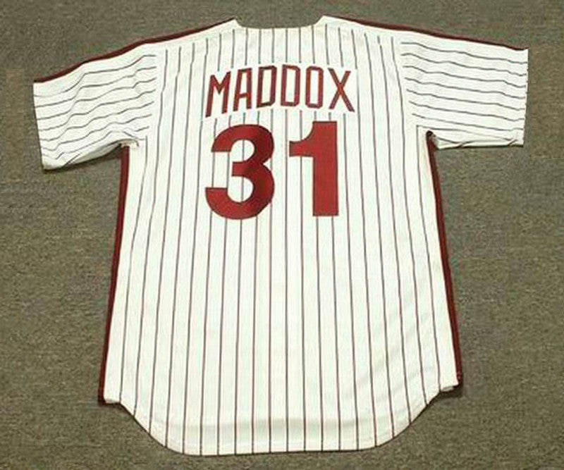 Garry Maddox Philadelphia Phillies 1980 Baseball jersey retro stitched fan gear RTJ00911