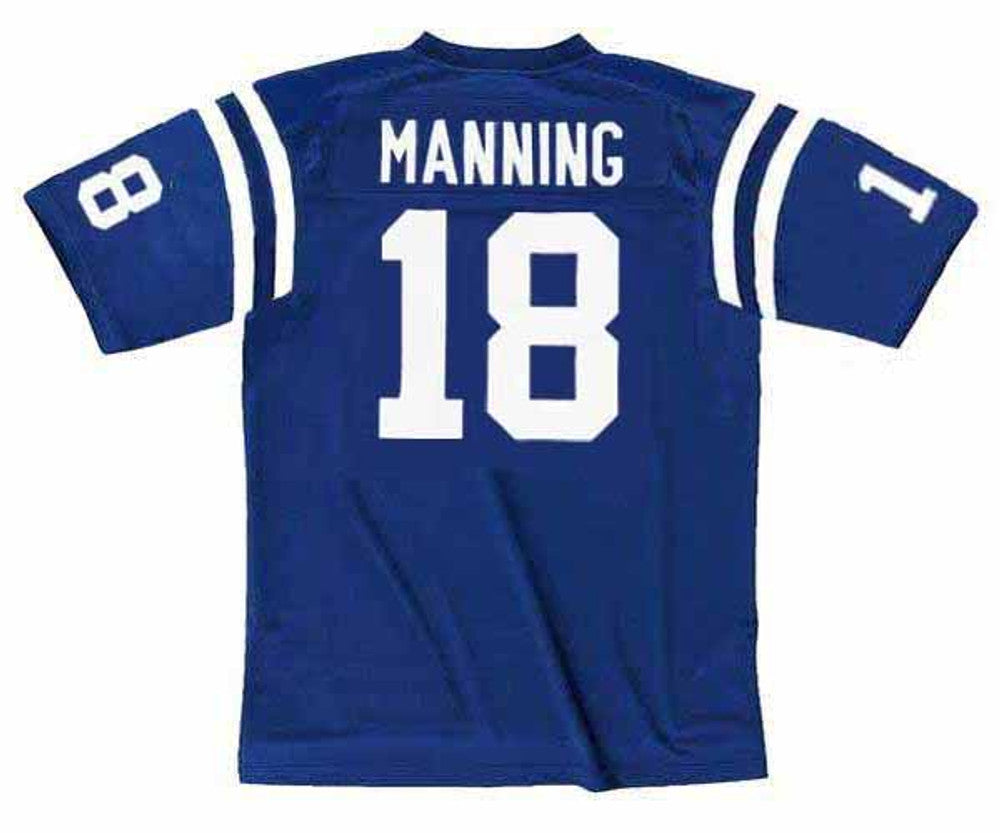 Indianapolis Colts Peyton Manning 1998 Home Throwback Football Jersey product image