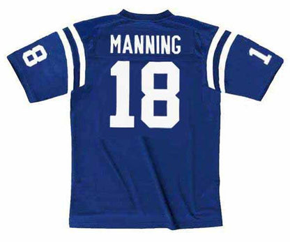 Indianapolis Colts Peyton Manning 1998 Home Throwback Football Jersey product image