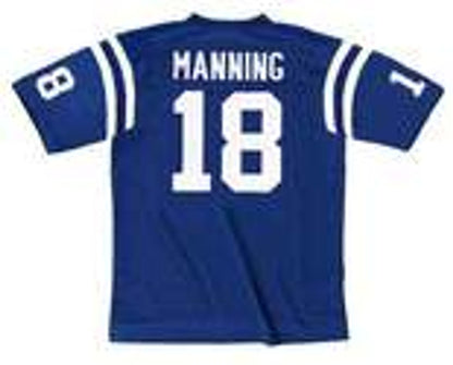 Indianapolis Colts Peyton Manning 1998 Home Throwback Football Jersey product image