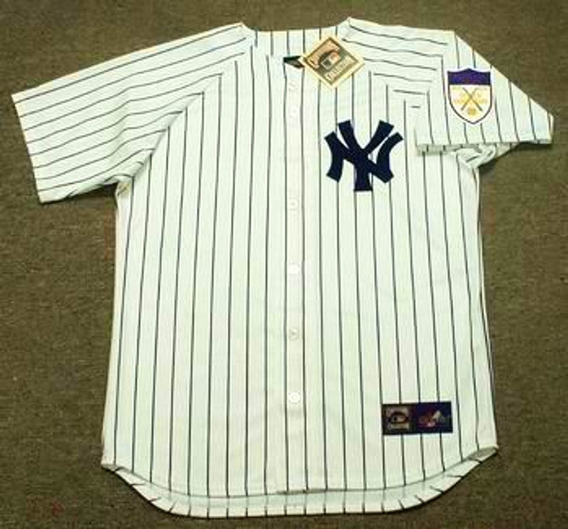 YB NYY 1951 Cooperstown Throwback Home Stitched Jersey, Vintage Baseball Jersey, Retro Sewn Jersey