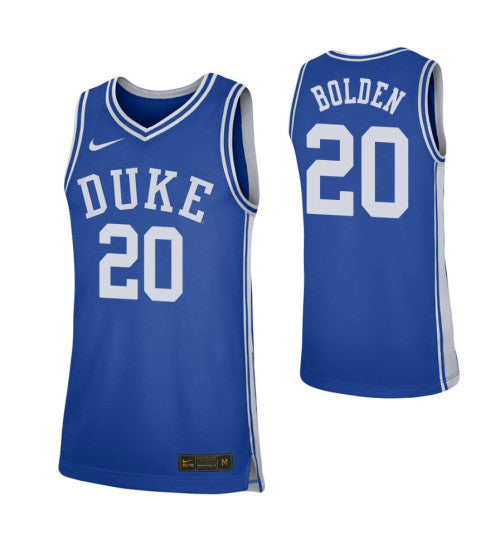Marques Bolden College Basketball Jersey Royal Duke Blue Devils retro stitched fan jersey RTJ10022 image 1
