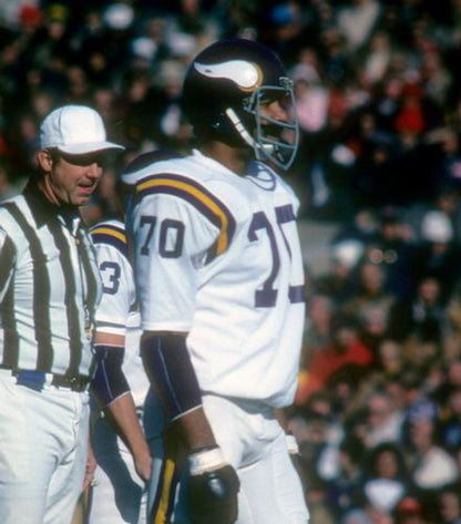 Minnesota Vikings Jim Marshall 1975 Away Throwback Football Jersey product image