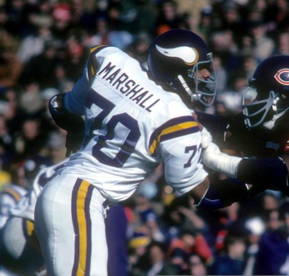Minnesota Vikings Jim Marshall 1975 Away Throwback Football Jersey product image