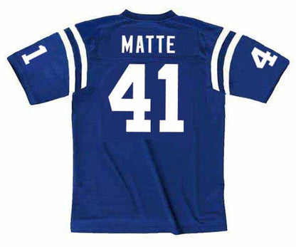 Baltimore Colts Tom Matte 1970 Home Throwback Football Jersey product image