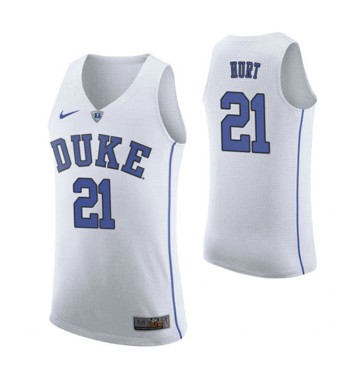 Duke Blue Devils Matthew Hurt College Basketball Jersey White retro stitched fan jersey RTJ5538 image 1