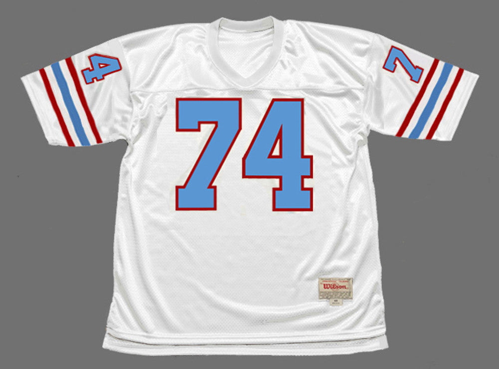 Houston Oilers Bruce Matthews 1988 Throwback Football Jersey product image