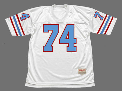 Houston Oilers Bruce Matthews 1988 Throwback Football Jersey product image