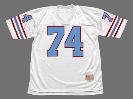 Houston Oilers Bruce Matthews 1988 Throwback Football Jersey product image
