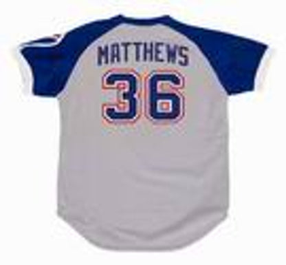 Gary Matthews Atlanta Braves 1979 Baseball jersey retro stitched fan gear RTJ00890