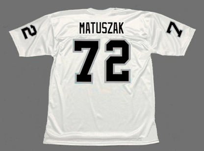 Oakland Raiders John Matuszak 1976 Away Throwback Football Jersey product image