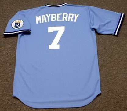 John Mayberry Kansas City Royals 1975 Baseball jersey retro stitched fan gear RTJ00416