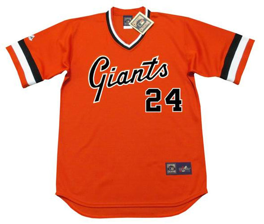 WM SFG Cooperstown Alternate Baseball Stitched Jersey, Vintage Baseball Jersey, Retro Sewn Jersey