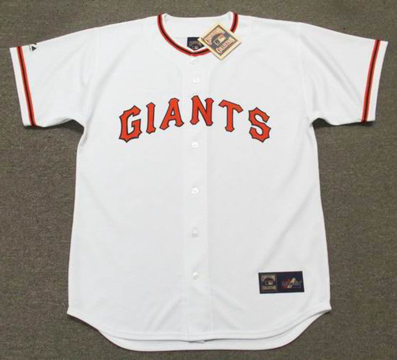 WM SFG 1970s Cooperstown Home Baseball Stitched Jersey, Vintage Baseball Jersey, Retro Sewn Jersey