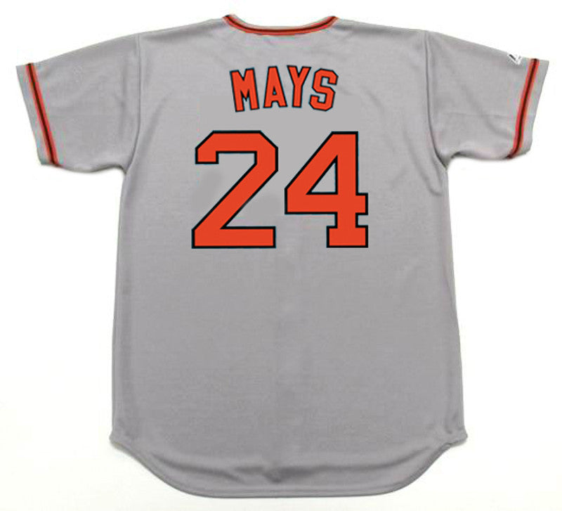 WM SFG 1970s Cooperstown Away Baseball Stitched Jersey, Vintage Baseball Jersey, Retro Sewn Jersey