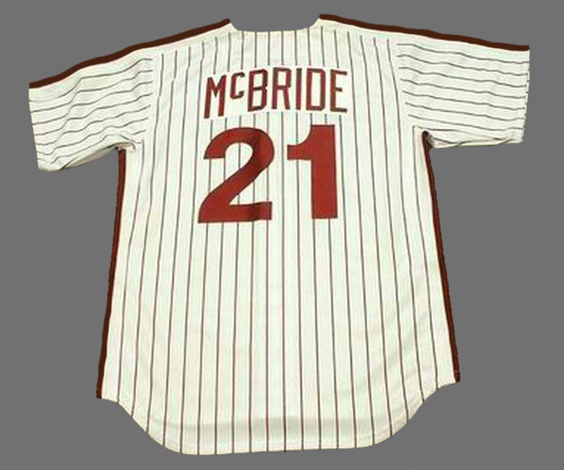 Bake Mcbride Philadelphia Phillies 1980 Baseball jersey retro stitched fan gear RTJ01855