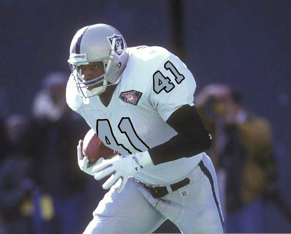 Los Angeles Raiders Napoleon Mccallum 1994 Away Throwback Football Jersey product image