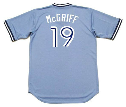 Fred Mcgriff Toronto Blue Jays 1987 Baseball jersey retro stitched fan gear RTJ00922