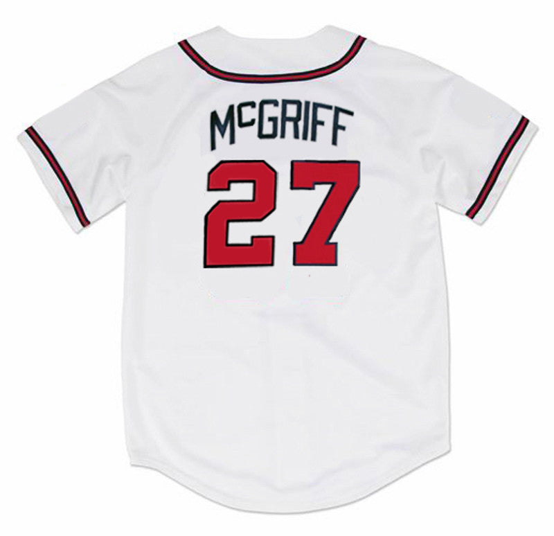 Fred Mcgriff Atlanta Braves 1995 Baseball jersey retro stitched fan gear RTJ00925