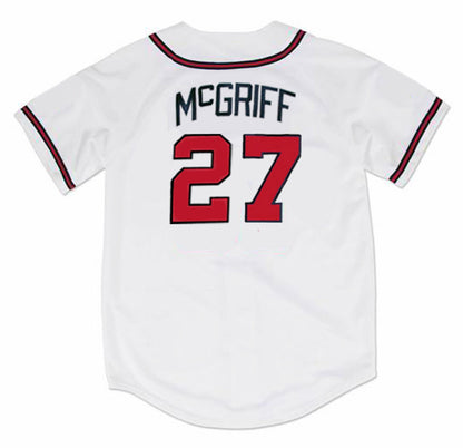 Fred Mcgriff Atlanta Braves 1995 Baseball jersey retro stitched fan gear RTJ00925