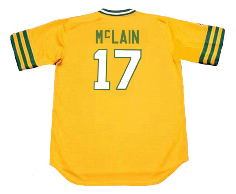 Denny Mclain Oakland Athletics 1972 Baseball jersey retro stitched fan gear RTJ01163