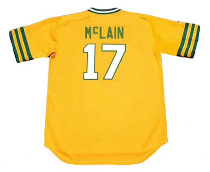 Denny Mclain Oakland Athletics 1972 Baseball jersey retro stitched fan gear RTJ01163