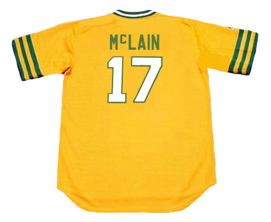 Denny Mclain Oakland Athletics 1972 Baseball jersey retro stitched fan gear RTJ01163
