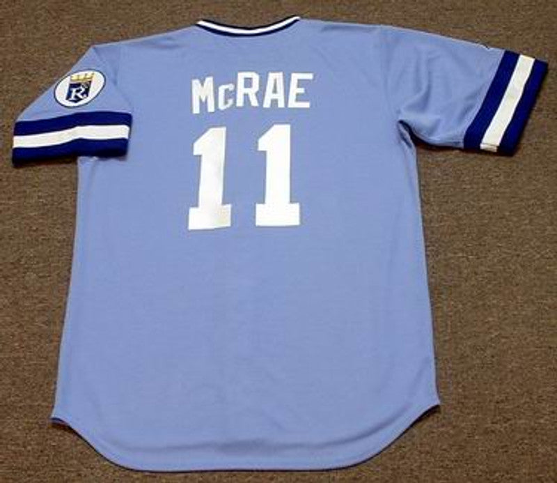 HM KCR 1985 Cooperstown Away Baseball Stitched Jersey, Vintage Baseball Jersey, Retro Sewn Jersey