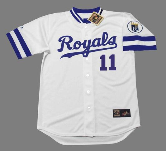 Hal Mcrae Kansas City Royals 1985 Baseball jersey retro stitched fan gear RTJ00784