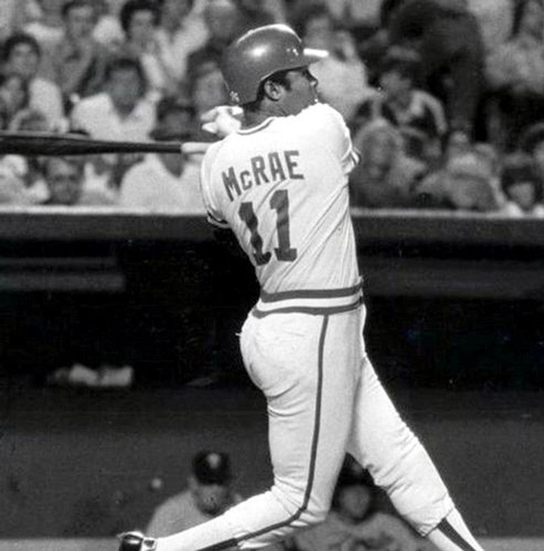 Hal Mcrae Kansas City Royals 1985 Baseball jersey retro stitched fan gear RTJ00784