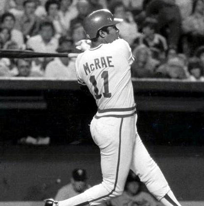 Hal Mcrae Kansas City Royals 1985 Baseball jersey retro stitched fan gear RTJ00784