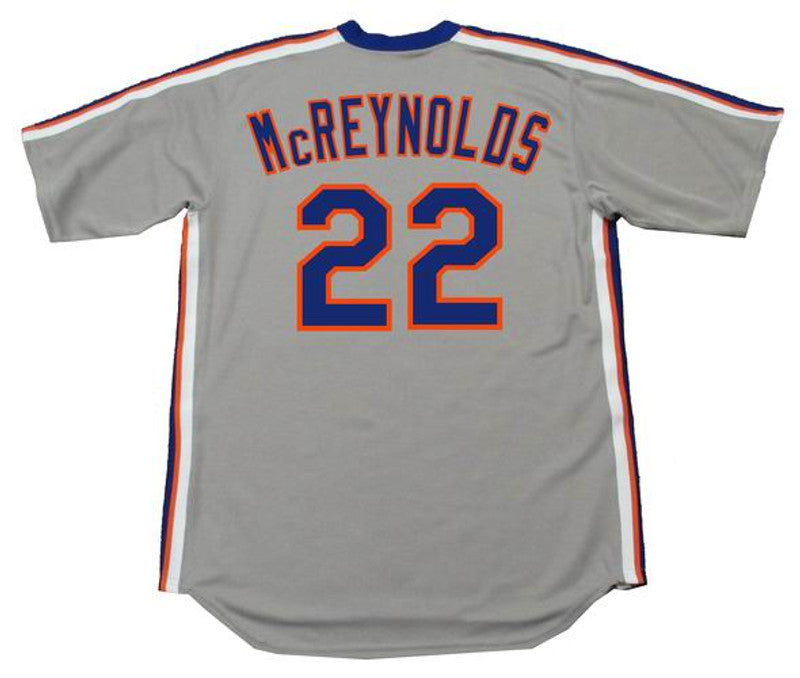 KM NYM 1987 Cooperstown Away Baseball Stitched Jersey, Vintage Baseball Jersey, Retro Sewn Jersey