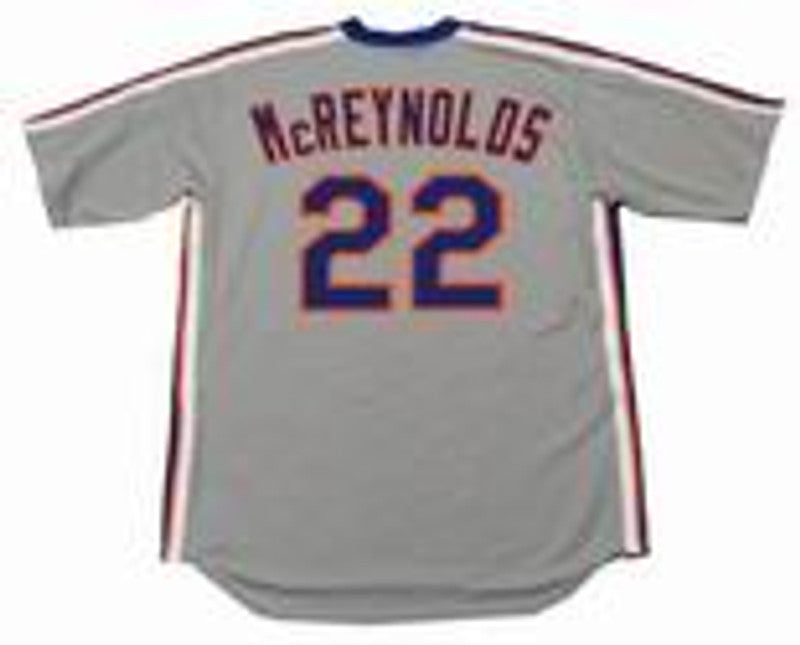 KM NYM 1987 Cooperstown Away Baseball Stitched Jersey, Vintage Baseball Jersey, Retro Sewn Jersey